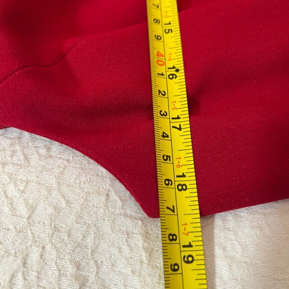 NEW KASPER Sleeveless Sheath Dress - Fire Red - NWT - Seamed Waist, Size 10 - Picture 10 of 13